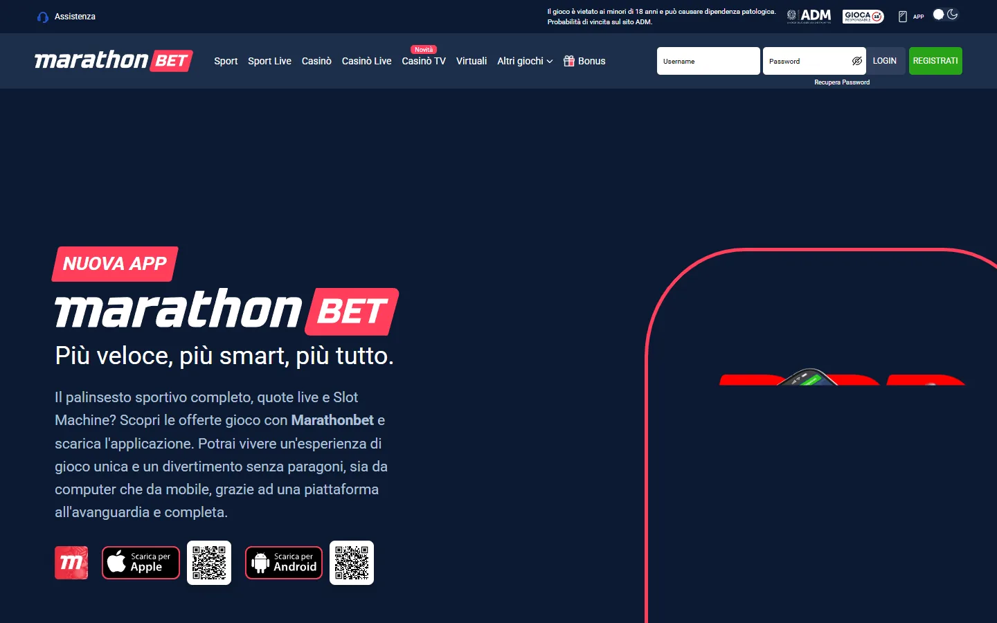 marafonbet Italy app